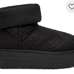 UGG Black Cozy Platform Boots